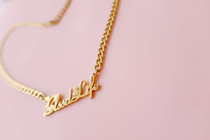 BLSSD LIFE GOLD LINK CHAIN NECKLACE (PRE-ORDER ONLY)