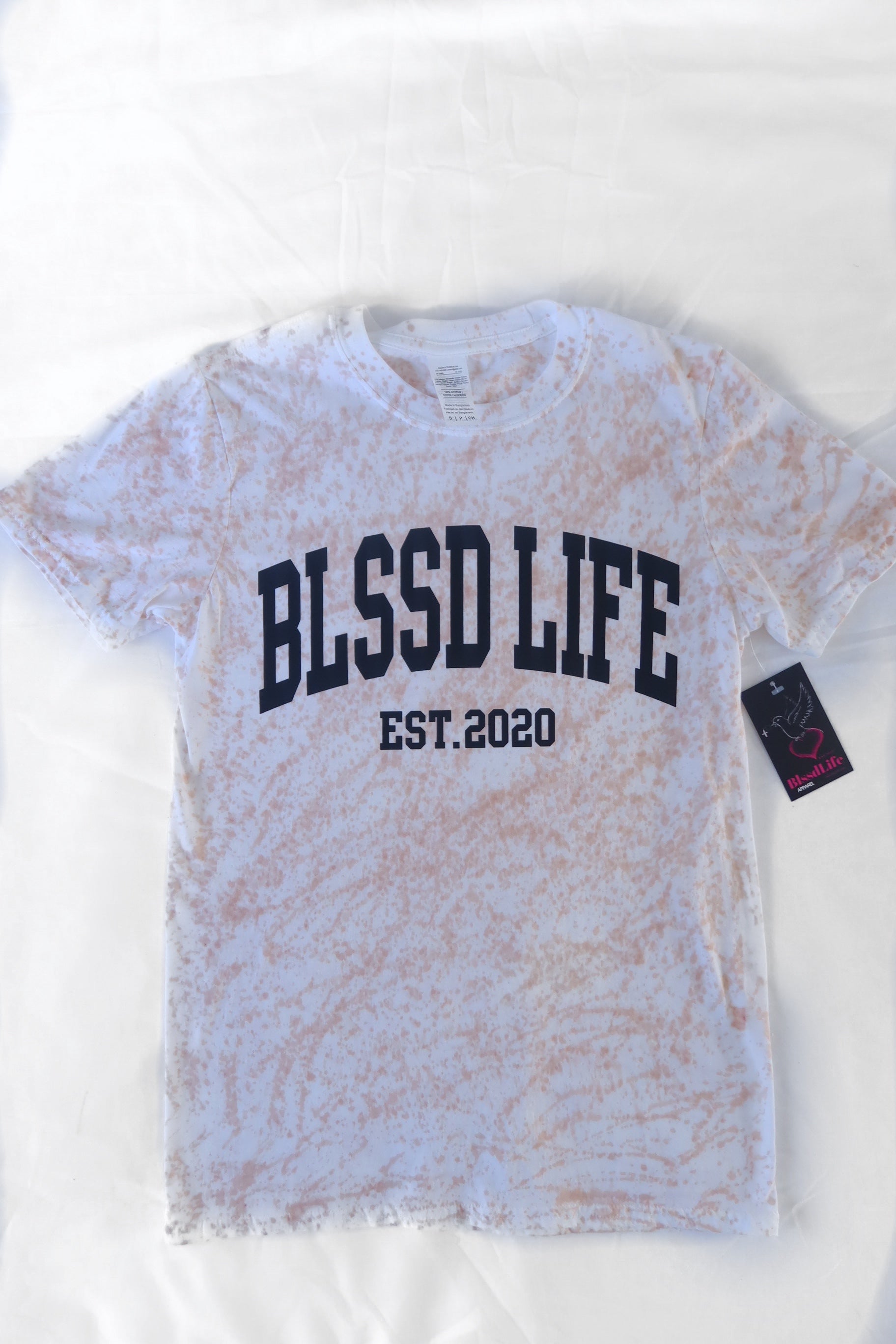 BLSSD LIFE CLASSIC SIGNATURE PEBBLE PRINT TEE