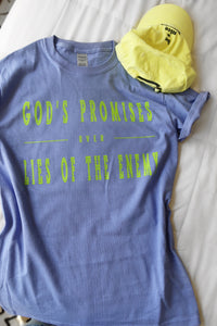 GOD'S PROMISES OVER LIES OF THE ENEMY UNISEX TEE